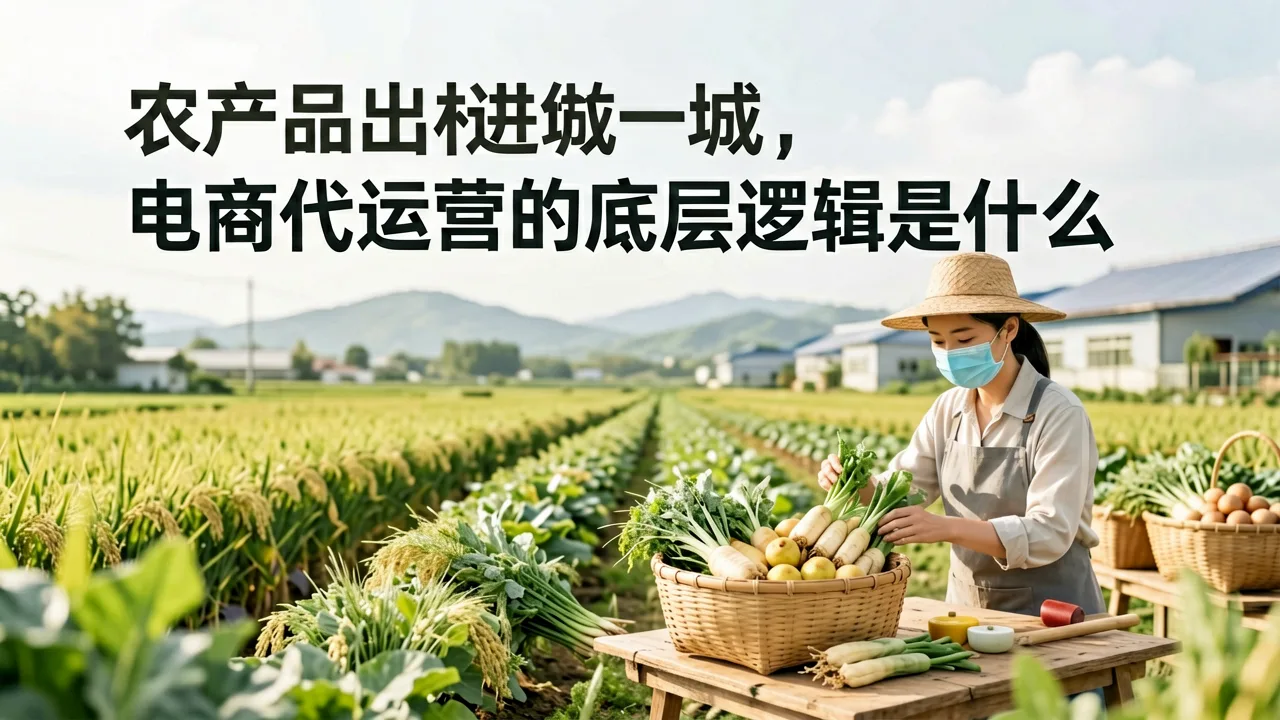 农产品出村进城,电商代运营的底层逻辑是什么