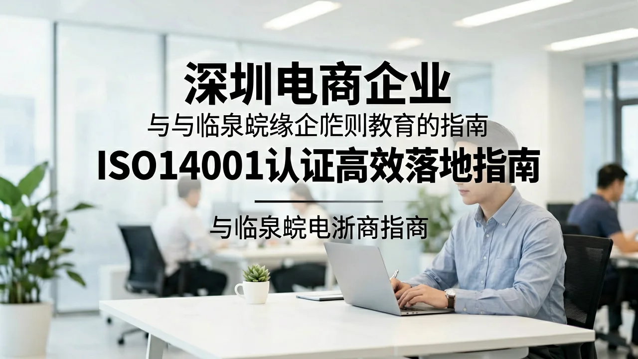 深圳电商企业ISO14001认证高效落地指南