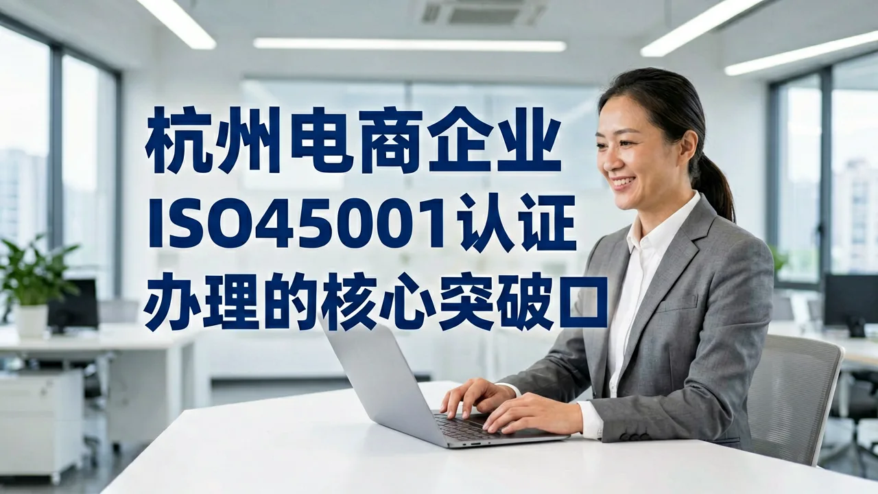 杭州电商企业ISO45001认证办理的核心突破口