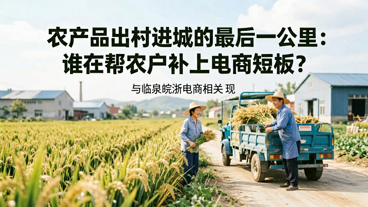 农产品出村进城的最后一公里：谁在帮农户补上电商短板？